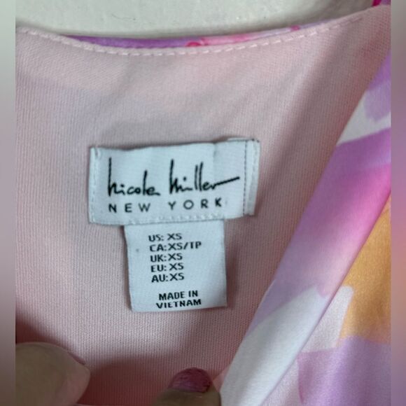 (M) NICOLE MILLER New York Floral Maxi Dress, XS - Picture 8 of 16